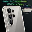 4 x TZGZT Camera Lens Protector for Samsung Galaxy S26 Ultra, One-piece Metal Manufacturing, Unbreakable Shatterproof, Screen Protector Tempered Glass Cover Accessories, Case Friendly-Gray