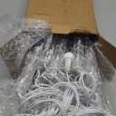 Icicle Lights for Outside with Remote, 30ft 150 LED 30 Tubes Connectable Ice Shape Hanging Christmas Lights for Tree Patio Roof Holiday Decor, Cool White