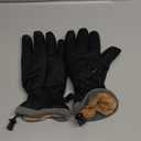 rivmount Winter Waterproof Ski Snow Warm Gloves for Women Men, Windproof Cold Weather Thermal with Touchscreen Fingers, for Running Driving Cycling Hiking Biking Outdoor Sports Daily Work (Small, Black)