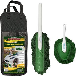 Detailing Combo Plastic Handle with Green Mop and Mini Duster