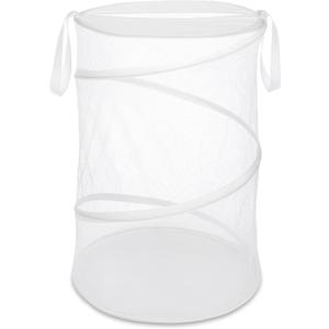 Whitmor 18" Collapsible Laundry Hamper White