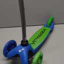 Voyager 3 Wheel Kids Scooter with Light Up Wheels & Tbar - Green