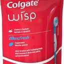 Colgate Optic White Wisp Disposable Mini Toothbrush, Cool Mint - 24 Count