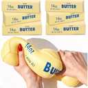 10in Giant Butter Squishy Shaving Cream Filled,14oz Squeeze Stress Balls,Large Butter Stick Stress Relief Slow Rising Fun for Anxiety Relief Party Favors ,Large Slow Rising squishys(Stretchable) (big)