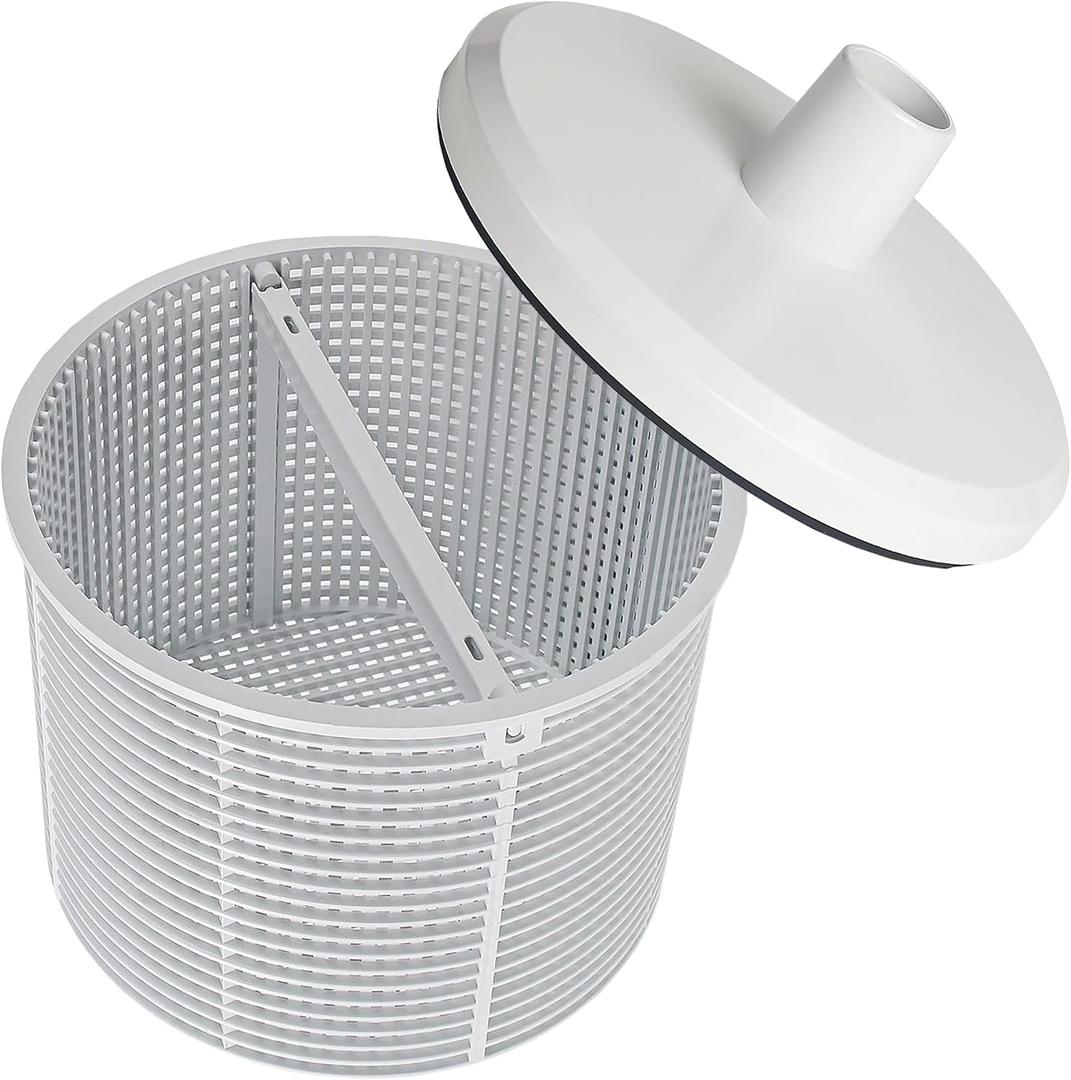 Swimming Pool Skimmer Basket Replacement SPX1082CA for Hayward B-152 Skimmer Basket, SP1106 Pool Skimmer Vacuum Plate for Hayward Swimming Pool Skimmer SP1082, SP1084, SP1085, SP1075, 7-29/32 Inch Swimming Pool Skimmer Basket Replacement SPX1082CA for Hayward B-152 Skimmer Basket, SP1106 Pool Skimmer Vacuum Plate for Hayward Swimming Pool Skimmer SP1082, SP1084, SP1085, SP1075, 7-29/32 Inch