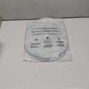 ADRIMER Placemats, Heat Resistant Oval Placemats Set of 6 Washable 12 x 17 Inch, Waterproof Table Mats, Wipeable Pu Place Mats for Kitchen, Dining Room, Light Blue