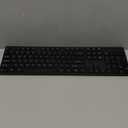 Wireless Keyboard and Mouse Combo, EDJO Silent Full Size Cordless USB Keyboard Mouse, 2.4GHz Lag-Free, Long Battery Life, for Computer, Laptop, PC, Chromebook, Windows (Black, 1 Pack)