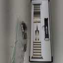 LULULOOK Titanium Band for Apple Watch Ultra 3/Ultra 2 49mm, DLC Scratchresistant Coating Adjustable Replacement iWatch Ultra Strap w/Foldover Clasp for Men