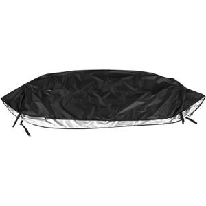 7.5 x 3 x 1.5 ft Kayak Cover Inflatable Boat Cover Rubber Boat Protective Cover for Paddle Boat, Kayak Cover (Black)