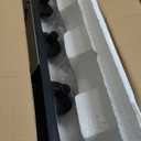 Aipsun 48in Vanity Light Black Bathroom Vanity Lighting Fixtures 6 Light Bathroom Light Fixtures with Clear Glass Shade (Exclude Bulb)