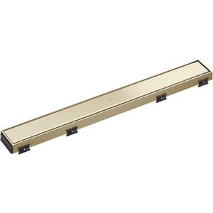 Delta Faucet 24-Inch Reversible Linear Shower Drain Trim in Polished Nickel