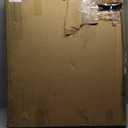 Wooden Threshold Ramp for Home Steps, 3" Rise Doorway Ramp with Non-Slip Grooves, Door Ramp for Wheelchair/Walker/Cart/Scooter, (31.4 W*3.0" H, Solid Wood, 600LBS Capacity) (Crack across the middle)