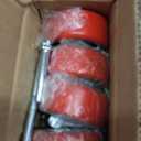 3 Inch Caster Wheels, Polyurethane on Cast Iron Wheel (Set of 4)- Heavy Duty Caster Wheels with 1400 lb Capacity, Industrial Casters Wheels for Cart Furniture Workbench