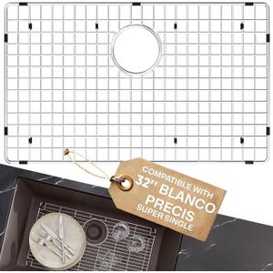 221206 Sink Grid - Only Compatible with [32" BLANCO PRECIS SUPER SINGLE] - Sink Grid Size [27.6" X 14.6"] - Durable Sink Grate, Perfect for Enhanced Efficiency