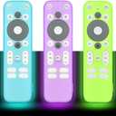 [3 Pack] Luminous Remote Cover Compatible with Onn Android TV 4K UHD Stick TV Box 100024646 100026240 Remote Controller, Lightweight Anti-Slip Skin-Friendly Silicone Skin Sleeve