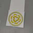 Ceramic Cat Slow Feeder Bowl - Vibrant Cat Feeding Bowl - Cute Maze Food Dish for Slow Eating - Dishwasher Safe - 6.3''W x 1.2''H - 7 OZ - Yellow