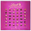 Lindt Mini Pralines, Assorted Chocolate Pralines with Premium Filling, Christmas Candy, 36 Count, 6.2 oz Box (EXP 10/31/25)
