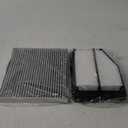 Cabin & Engine Air Filter Kit, CF10134 & CA11113, Lab Certified MERV 13, Pre-oiled, 2pcs, Specific for Honda Civic (2012-2015, 1.8L L4 Only), Acura ILX (2013-2015, 2.0L L4 Only)