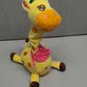 Dancing Talking Giraffe Toy, Stuffed Animal Baby Toy Repeating What You Say, Glowing Musical Electronic Giraffe Gifts for Toddlers 1-3 Years Old (Giraffe)