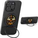 Typecase Folding Phone Stand: Foldable Phone Holder for Desk - Ultra Thin Adjustable Kickstand - Magnetic Phone Grip Home Desk Accessories Compatible with Phone Tablets (Bee's Garden)