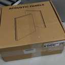 Kuchoow Mass Loaded Vinyl Soundproof Foam Wall Panels for Noise Reducing and Absorbing, Hexagon White 12 Pack 12" x 12" x 0.4” Acoustic Panel for Studio Room, Decorative Tiles for Ceiling, Door