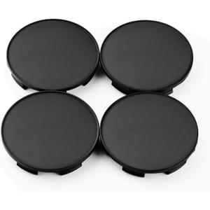 RTrhinoTuning 4PCS 70mm Wheel Center Caps Compatible with Accord Element Odyssey 44732-SW5A-J000, OD: 2.76"(70 mm) ID: 2.52"(64 mm) Matte Black Hubcaps