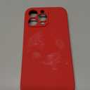 FireNova Designed for iPhone 14 Pro Max Case, Silicone Upgraded [Camera Protection] Case with [2 Screen Protectors], Soft Anti-Scratch Microfiber Lining Inside, 6.7 inch, Deep Red