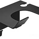Hair Dryer Holder Wall Mount Blow Dryer Hanger Stand Rack Countertop Hair Dryer Bracket Hair Tool Organizer StorageBlack