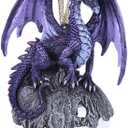 Checkmate Dragon Ornament Ball by Ruth Thompson Christmas Tree Holiday Decoration Gift Decor (Hoarfrost Purple)