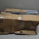 Besrey Kids Play Tent 2 in 1 with Padded Mat and Lights, Large Kids Playhouse with 2 Doors & 4 Windows, Indoor & Outdoor, Christmas Toddler Tent, 51" x35" x 51" (White)