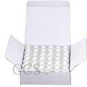 144 Sideless White Prewound Bobbins for Most Home Embroidery Machine