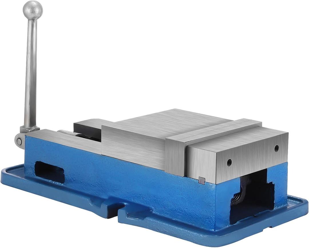 VEVOR 4 Inch ACCU Lock Down Vise Precision Milling Vice 6 Inch Jaw Width Drill Press Vise Milling Drilling Machine Bench Clamp Clamping Vice (6'')