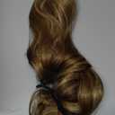 REECHO Ponytail Extension, 24" Claw Clip in Ponytail Extensions Long Curly Wavy Ponytail Hair Extension Jaw Clip on Pony Tails Hairpiece for Women - Medium Blonde with Blonde Highlights