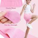 Resinta 6 Pack Girls Bike Shorts Under Dress Dance Cartwheel Shorts for Toddler Kids Summer Clothes Multicolor, 4.5T