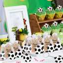 CiciBear 40 Pack Soccer Keychains Party Decoration for Soccer Football Sports Themed Party, Sports Baby Shower, Kids Birthday, School Rewards