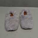 Leonns Microwavable Slippers - Heated Booties for Women and Men | Heated Foot Warmers for Feet in Bed, Reusable & Cozy Foot Warmer for Bed | Soothing Warmth & Comfort for Cold Feet (Medium, Light Grey)