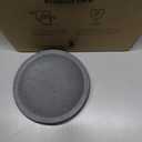 Grey Bathroom Accessories Set 3 PC, Resin Sandstone Look Soap Dispenser, Toothbrush Cup, Soap Dish, Bathroom Soap Dispenser Set for Home Decor and Kitchen