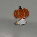 Meonum Thanksgiving Pumpkin Night Light Plug Into Wall, Bright Orange Pumpkin Fall Seasonal Light Powered By C7 LED Bulb Decoration for Home Bedroom Bathroom Kitchen Hallway