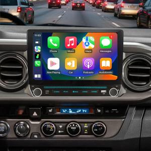 [8Core 4G+64G] Car Radio for Toyota Tacoma 2016-2022 10.1" Touchscreen Wireless CarPlay & Android Auto Stereo Upgraded with WiFi Bluetooth GPS SWC FM Backup Camera Build in DSP Support JBL