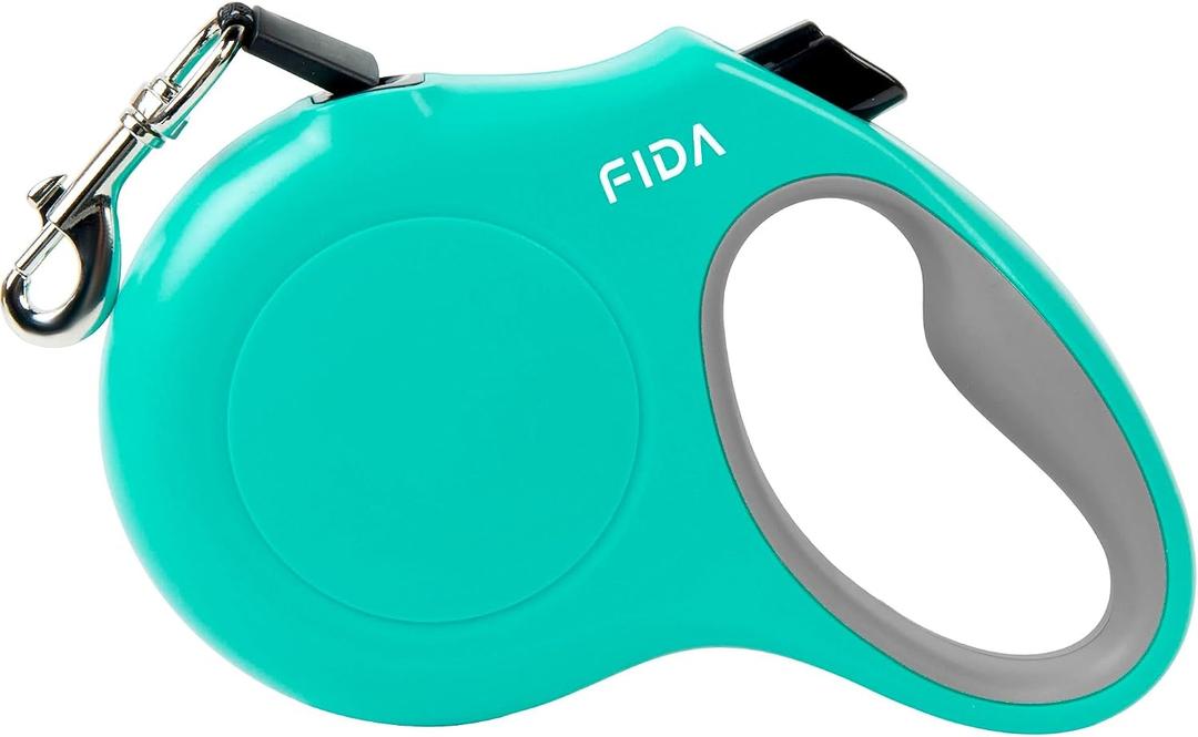 Fida Retractable Dog Leash, 16 ft Dog Walking Leash for Small Dogs up to 26 lbs, 360 Tangle Free, Teel