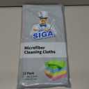 MR.SIGA Microfiber Cleaning Cloth,Pack of 12,Size:12.6" x 12.6"