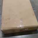 DWVO Dog Crate Furniture with Wheels, 38 Inch Dog Kennel Indoor Heavy Duty End Table Dog Crate for Large Medium Dogs, Decorative Wooden Dog Cage Table with Removable Tray, Chew-Resistant, White