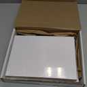 Hamilco Card Stock Folded Blank Cards with Envelopes 5x7 - Scored White Cardstock Paper 80lb Cover - 100 Pack (Bright)