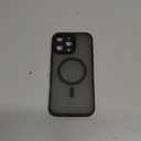 TOCOL for iPhone 16 Pro Max Case, Compatible with Magsafe, Full Camera Protection, Drop Protection, Magnetic Translucent Matte Back Bumper Phone Case for 16 Pro Max 6.9-Inch (Black)