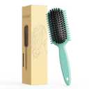 2 x Curly Hair Brush, Curl Defining Brush, Hair Brush, Flexible, Curl Enhancing, Reduce Pulling (Green)