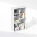 Furinno Reed Closet Organizers and Storage, 5-Cube Reversible Closet Shelves, Closet Organization Shelf, 9.4 x 19.5 x 31.5, for Bedroom, Closet, White