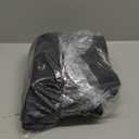 GLAMBURG 100% Cotton 2 Pack Oversized Bath Towel Set 28x55 Inches, Ultra Soft Highly Absorbant Compact Quickdry & Lightweight Large Bath Towels, Ideal for Gym Travel Camp Pool - Black