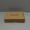 Qomolangma Waterfall Bathroom Faucet, Brushed Nickel Modern Single Handle Bathroom Faucets for 1 or 3 Hole Bathroom Sink Faucet Mixer Tap Washbasin Faucet with Deck, Pop-up Drain and Supply Hoses