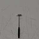 Dual Head Small Hammer, 7-1/3in Length, Black Knurled Grip, Double face Jewelry Mallet, Mini Mallet for crafts, Mini Hammer for Watch, Tuning, Woodworking, Toys, Handcraft, Leather, Instruments