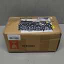 CHI AN HOME Rectangular Capiz Tissue Box Cover, Decorative Mother of Pearl Inlay Tissue Box Holder for Bedroom, Bathroom, Kitchen, and Office, Rectangle Tissue Box Cover White (10.25 x 5.9 x 4.33)